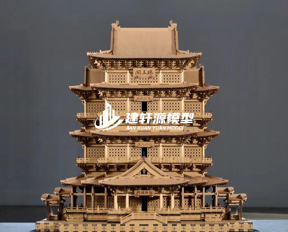 吴忠古建木质模型制作